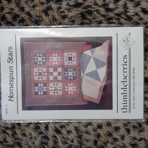 Homespun Stars Thimbleberries Pattern and Fabric